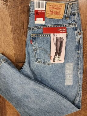 2004 Levi's NWT Classic Relaxed Tapered 550 - Size 12 Y2K